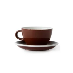 Acme Large Latte kuppi 280 ml + lautanen 15 cm