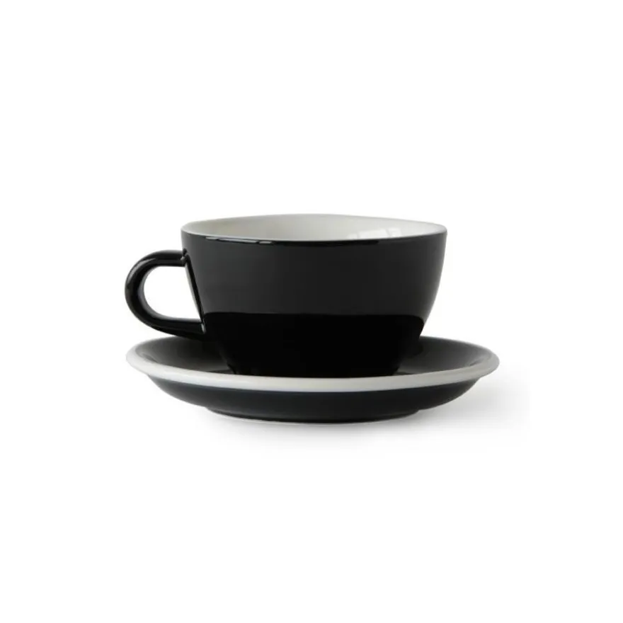 Acme Large Latte kuppi 280 ml + lautanen 15 cm