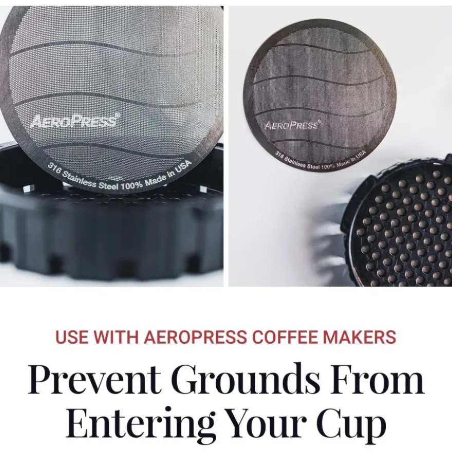 AeroPress teräksinen kahvisuodatin