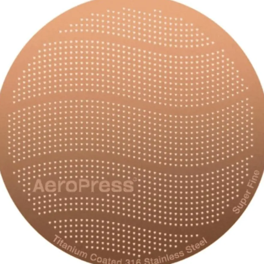 AeroPress teräksinen kahvisuodatin, kulta