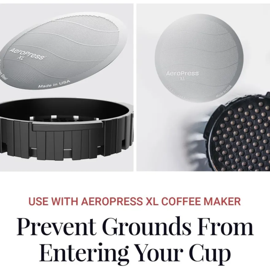 AeroPress XL teräksinen kahvisuodatin
