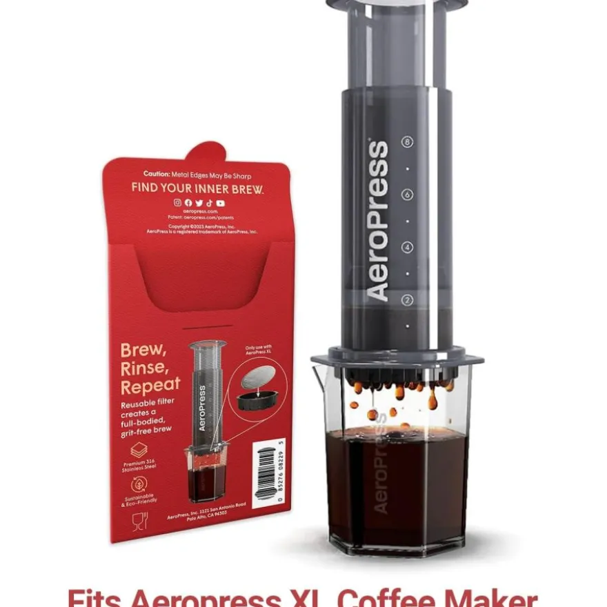 AeroPress XL teräksinen kahvisuodatin