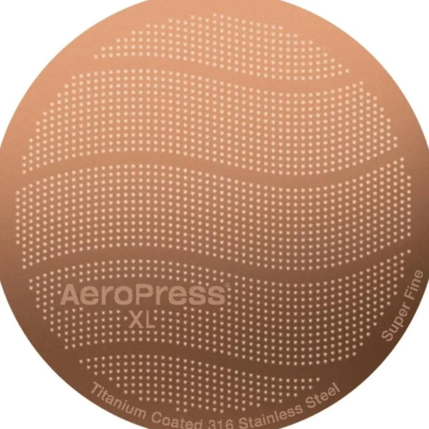AeroPress XL teräksinen kahvisuodatin, kulta