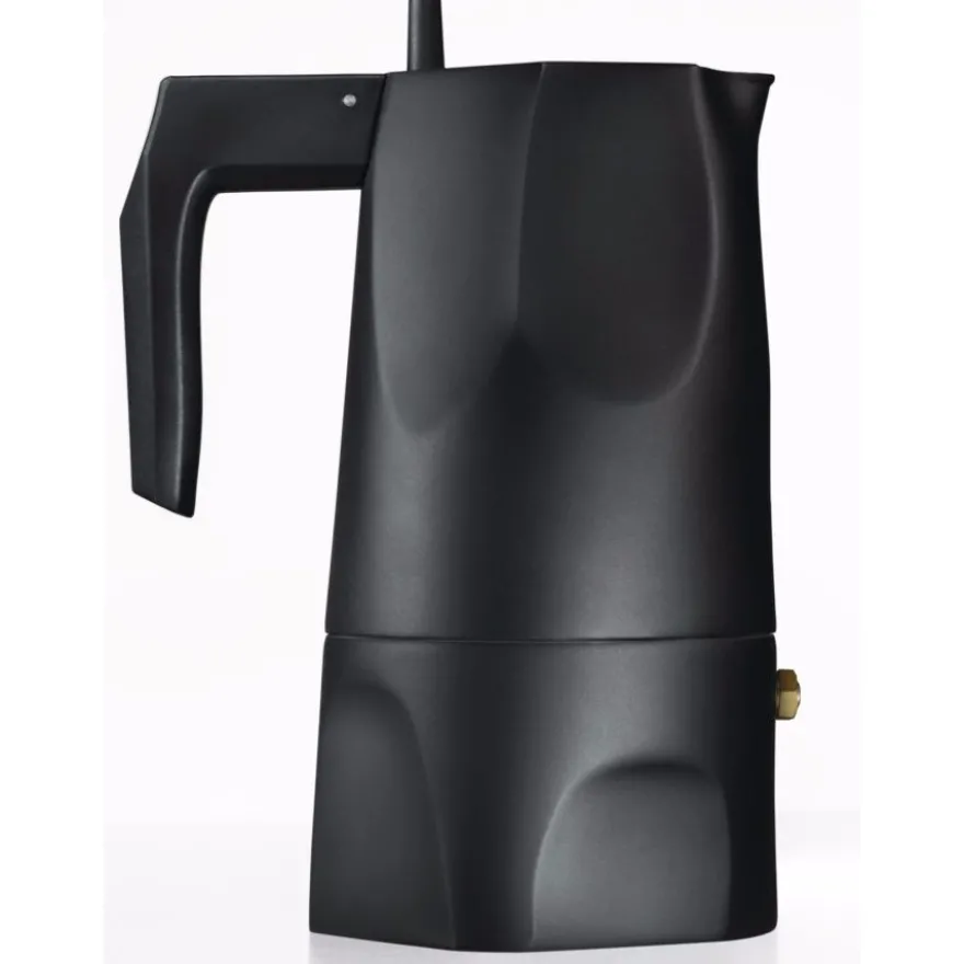 Alessi Ossidiana MT18 mutteripannu 3 kuppia, musta