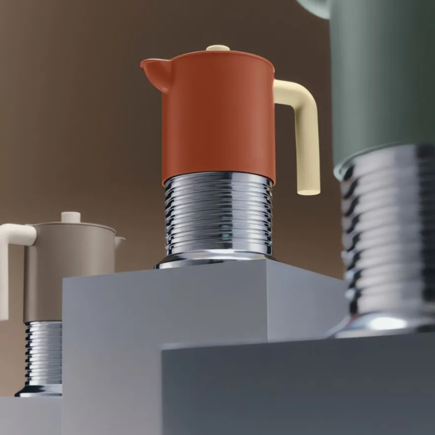 Alessi Vite PM01/6 mutteripannu induktioliedelle 6 kuppia