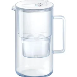 Aquaphor Maxfor+ lasinen vedensuodatuskannu 2,5 l, valkoinen