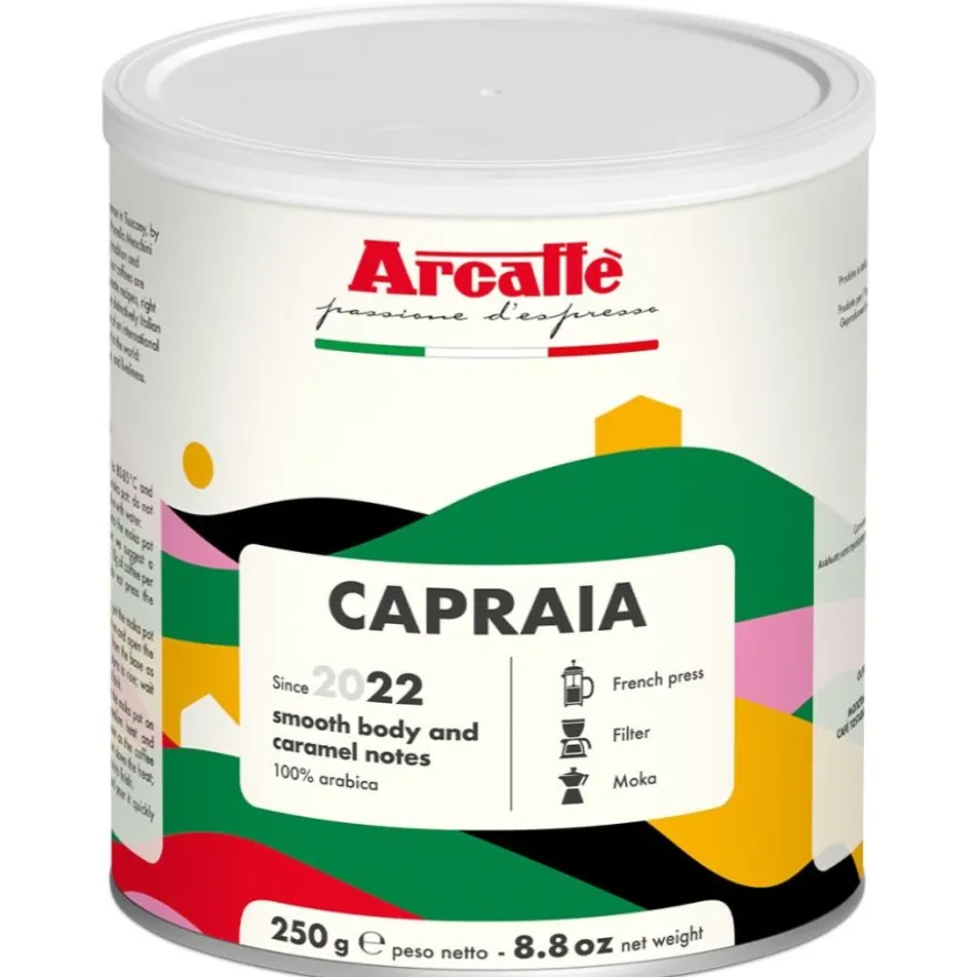 Arcaffe Capraia jauhettu kahvi 250 g purkki