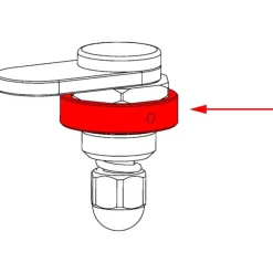 9Barista Safety Ring And Seals -turvarengas & 2 x tiiviste