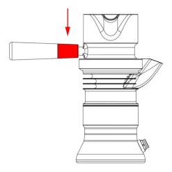 9Barista Upper Handle Bush -holkki ylempään kahvaan