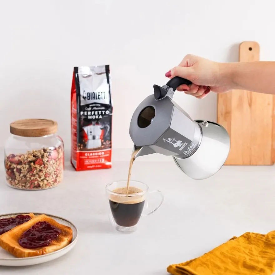 Bialetti Brikka Induction mutteripannu, 4 kuppia