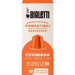 Bialetti Cremoso Nespresso-yhteensopivat kahvikapselit 10 kpl