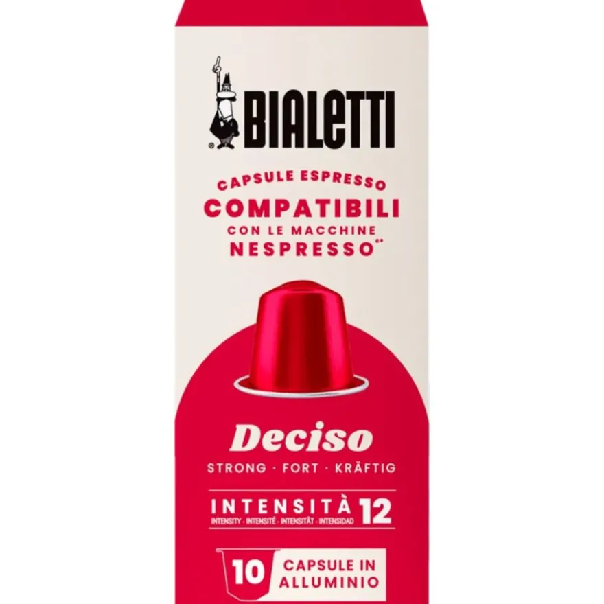 Bialetti Deciso Nespresso-yhteensopivat kahvikapselit 10 kpl