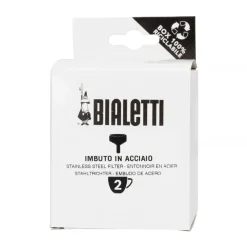 Bialetti kahvisuppilo 2 kupin teräksisille mutteripannuille