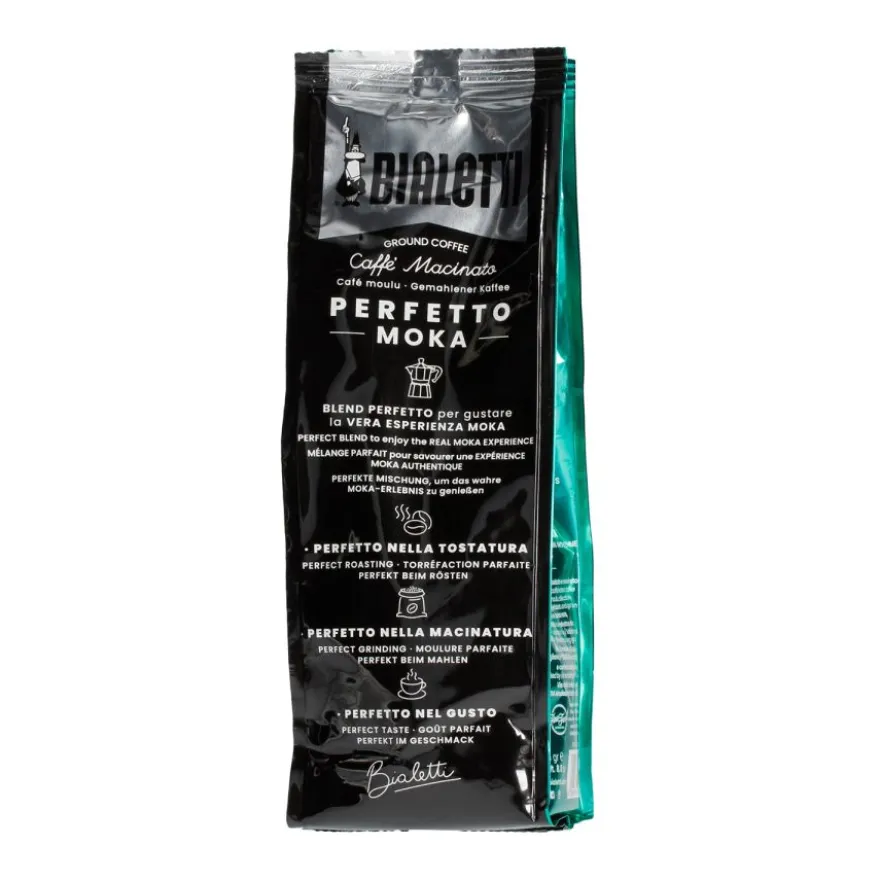 Bialetti Perfetto Moka Deka kofeiiniton jauhettu kahvi 250 g
