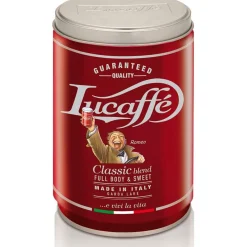 Bialetti Venus mutteripannu ja Lucaffé Classic 250 g jauhettu kahvi