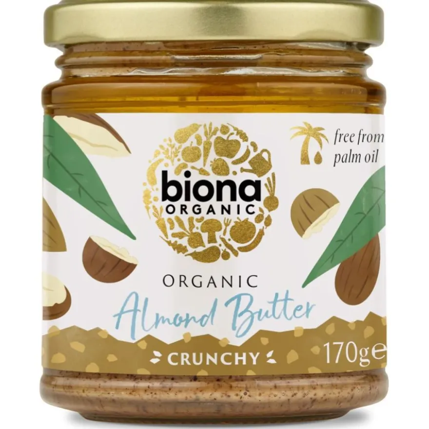 Biona Almond Butter Crunchy mantelitahna 170 g