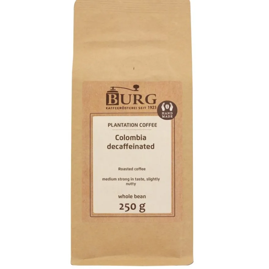 Burg Colombia Excelso kofeiiniton kahvi 250 g kahvipapuja
