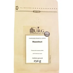 Burg makukahvi, hasselpähkinä 250 g jauhettu