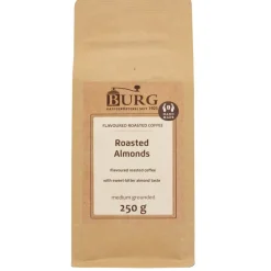 Burg makukahvi, paahdettu manteli 250 g jauhettu