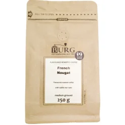 Burg makukahvi, ranskalainen nougat 250 g jauhettu