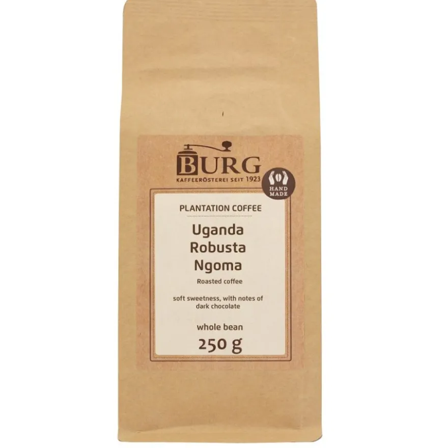 Burg Uganda Robusta Ngoma 250 g kahvipapuja