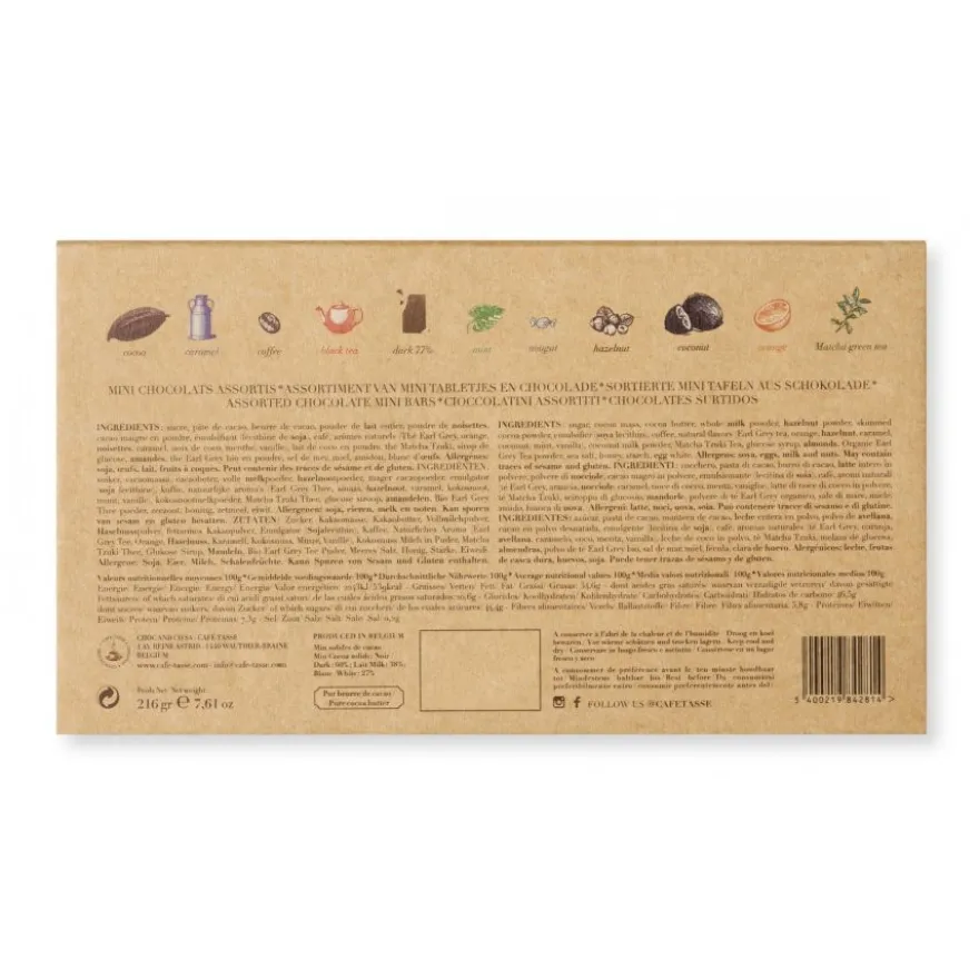 Café-Tasse Discovery Box 24 mini-suklaalevyä 216 g