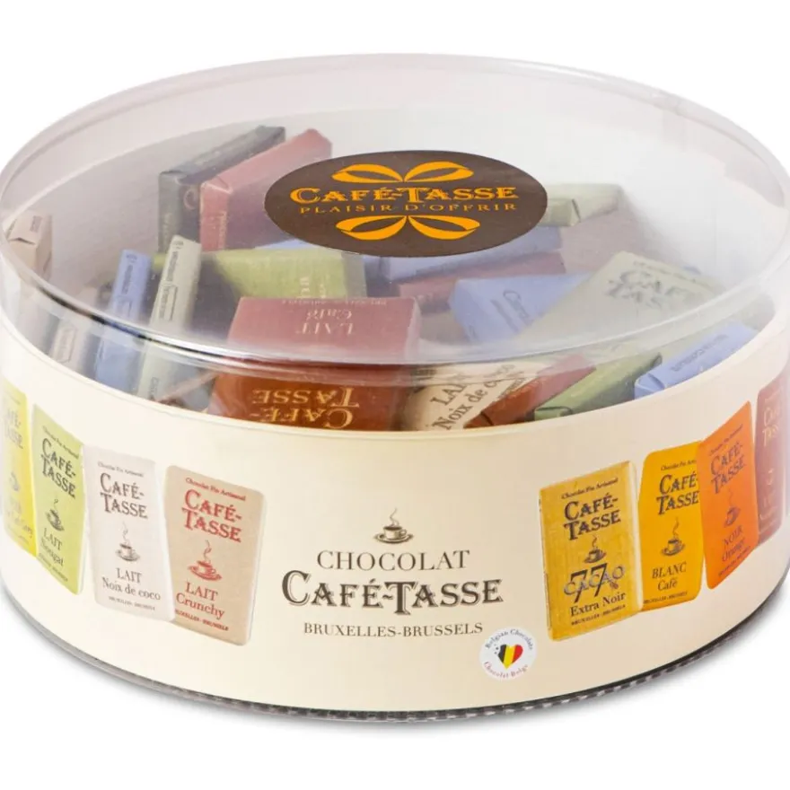 Café-Tasse lajitelma 40 mini-suklaalevyä 360 g