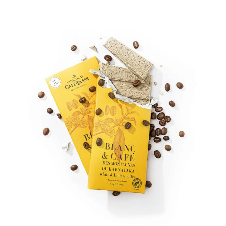 Café-Tasse valkoinen suklaa & intialainen kahvi 85 g