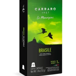 Carraro 1927 Brasile Premium Nespresso-yhteensopiva kapseli 10 kpl