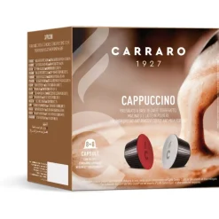 Carraro 1927 Cappuccino Dolce Gusto®-yhteensopiva kahvikapseli, 8+8 kpl