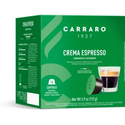 Carraro 1927 Crema Espresso Dolce Gusto®-yhteensopiva kahvikapseli, 16 kpl