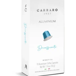 Carraro 1927 Decaffeinato kofeiiniton Nespresso-yhteensopiva kapseli 10 kpl