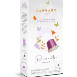 Carraro 1927 Dewaxed Nespresso-yhteensopiva kapseli 10 kpl