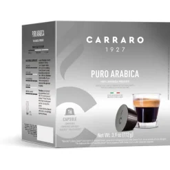 Carraro 1927 Puro Arabica Dolce Gusto®-yhteensopiva kahvikapseli, 16 kpl