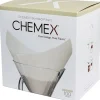 Chemex neliönmuotoiset suodatinpaperit 6, 8 ja 10 kupin kannuun 100 kpl