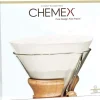 Chemex Unfolded Circles pyöreät suodatinpaperit 6, 8 ja 10 kupin kannuun, 100 kpl
