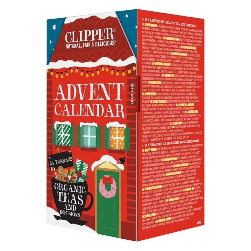Clipper Advent Calendar 2026 tee-joulukalenteri 24 teepussia