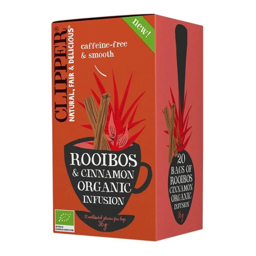 Clipper Organic Rooibos & Cinnamon Infusion, 20 teepussia