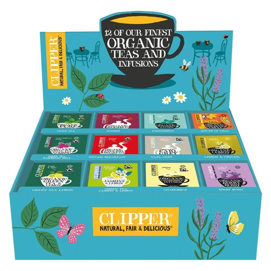 Clipper Organic Teas & Infusions teelajitelma, 180 teepussia