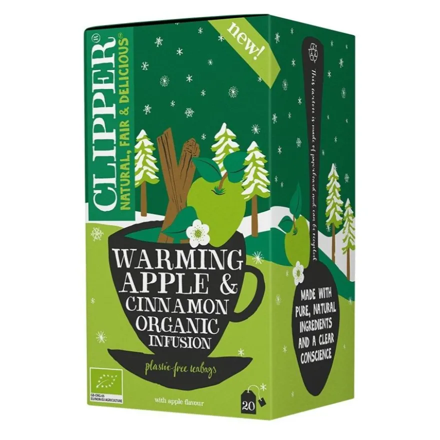 Clipper Organic Warming Apple & Cinnamon Infusion 20 teepussia