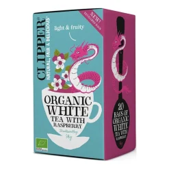 Clipper Organic White Tea With Raspberry 20 teepussia