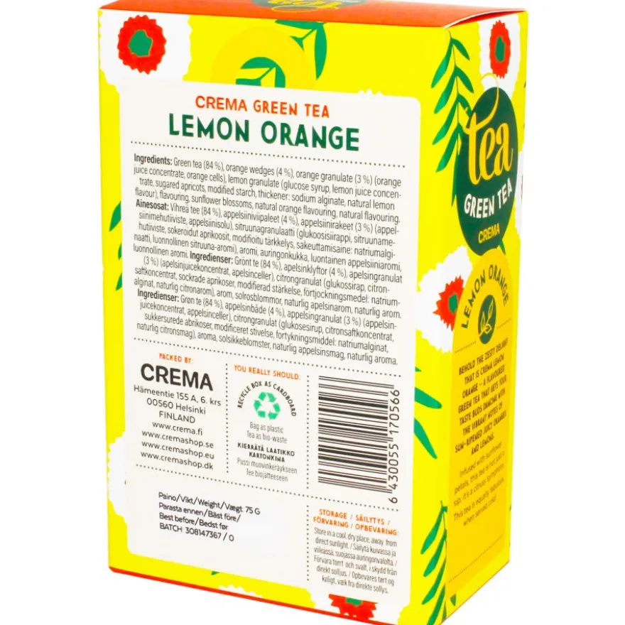 Crema Green Tea Lemon Orange 75 g