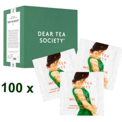 Dear Tea Society Cool Miss Green vihreä luomu-tee, 100 teepussia