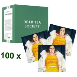 Dear Tea Society Daring Dorothy musta luomu-tee, 100 teepussia