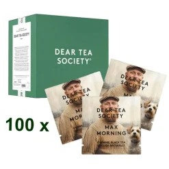 Dear Tea Society Max Morning English Breakfast musta luomu-tee, 100 teepussia