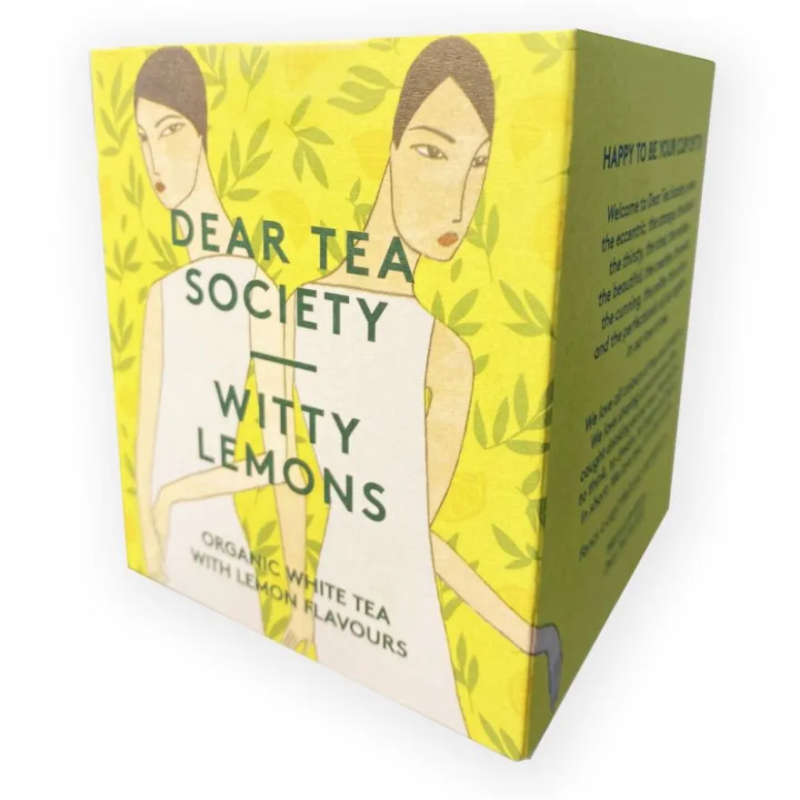 Dear Tea Society Witty Lemons valkoinen luomu-tee 80 g