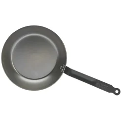 De Buyer Carbone Plus hiiliteräspannu 26 cm, litteä kahva