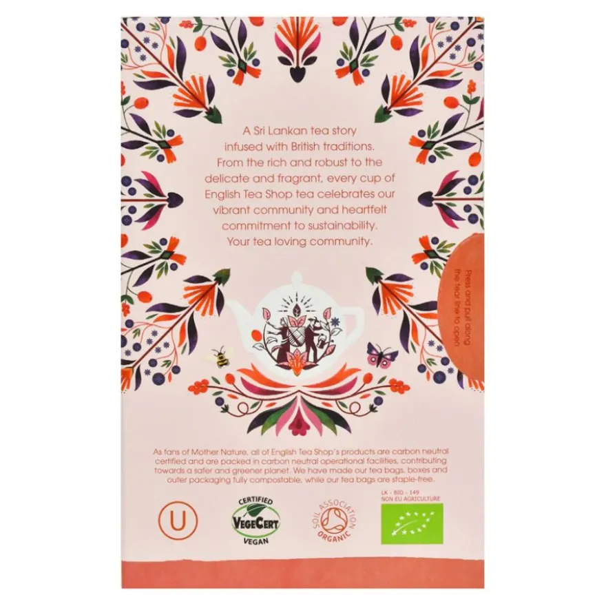 English Tea Shop Organic Green Tea Shape Me, 20 teepussia