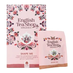 English Tea Shop Organic Green Tea Shape Me, 20 teepussia