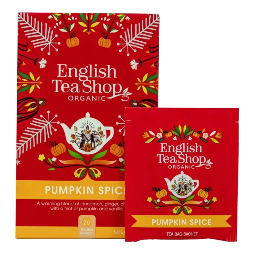English Tea Shop Organic Pumpkin Spice, 20 teepussia